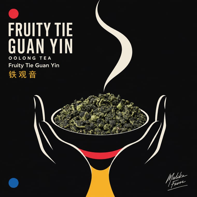 The design — Fruity Tie Guan Yin